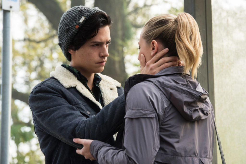 Riverdale -- Chapter Six: Faster, Pussycats! Kill! Kill! -- Image Number: RVD106b_0040.jpg -- Pictured (L-R): Cole Sprouse as Jughead Jones and Lili Reinhart as Betty Cooper -- Photo: Dean Buscher/The CW -- ÃÂ© 2017 The CW Network. All Rights Reserve
