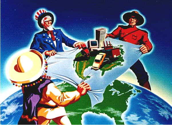 Mexico, U.S. and Canada fight over trade.