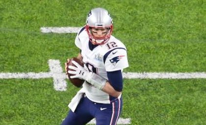 Tom Brady at Super Bowl Lii.