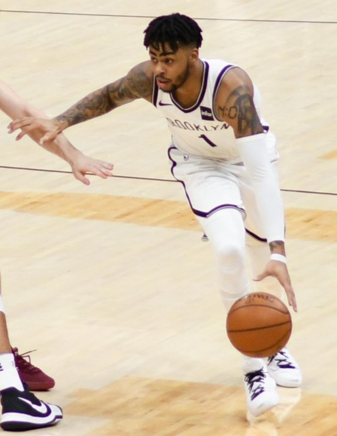 Former Laker D'Angelo "Dloading" Russell going to work as member of the Brooklyn Nets.
