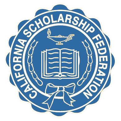 The logo for the California Scholarship Federation.