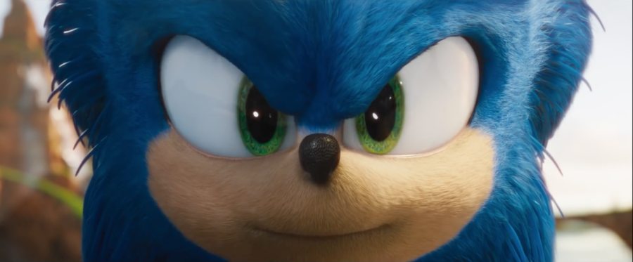 Sonic in Sonic the Hedgehog.