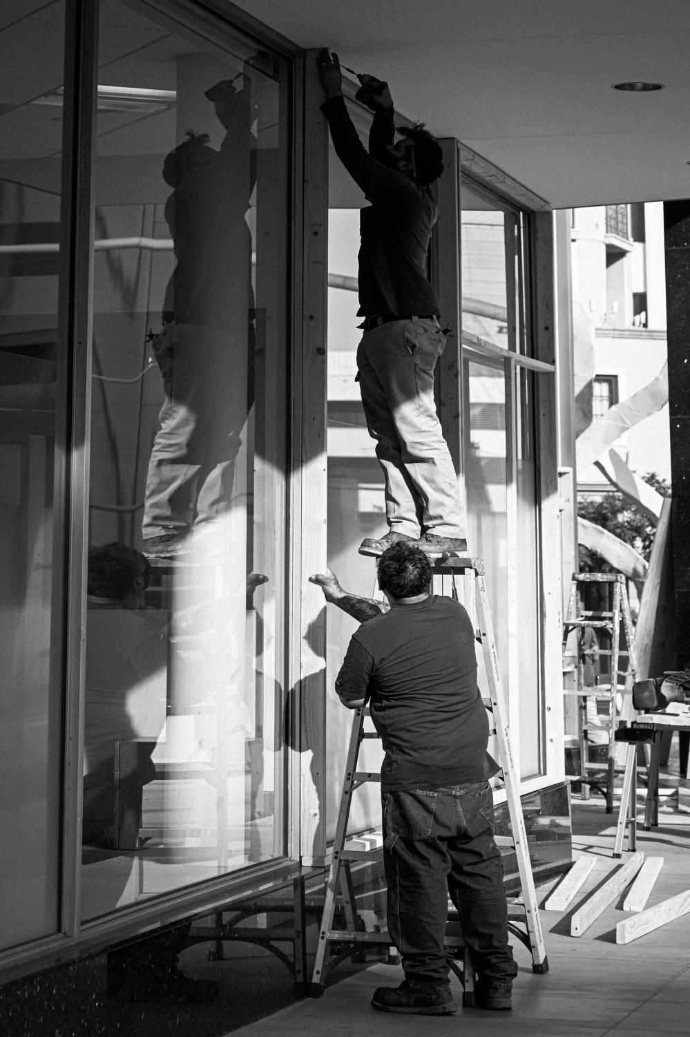 Local businesses board up in anticipation of election violence