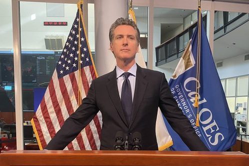 Gavin Newsom announcing his 2 billion dollar plan to reopen elementary school districts.