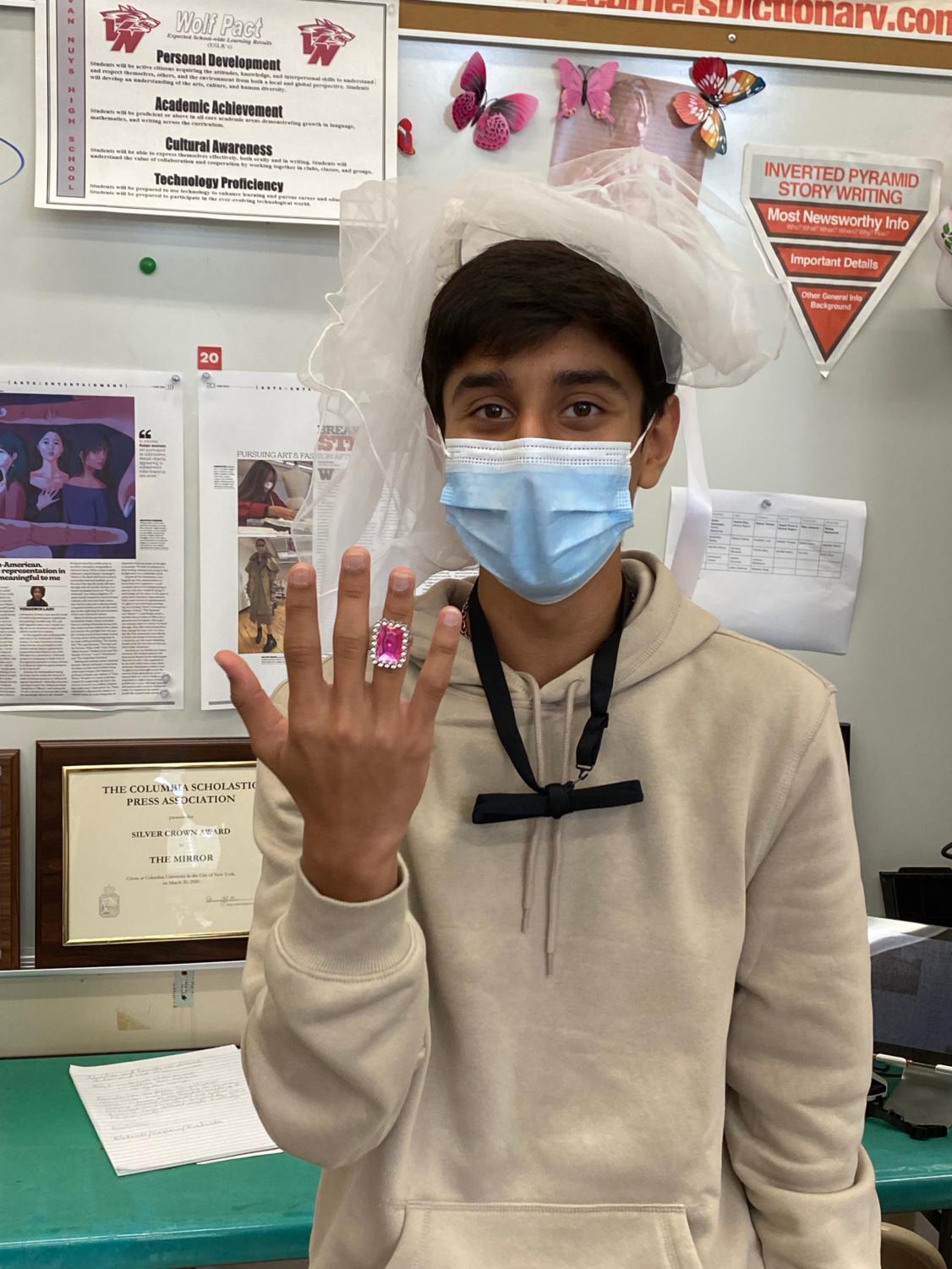 'Here's to the happy couple!': AP Research students marry their research topics