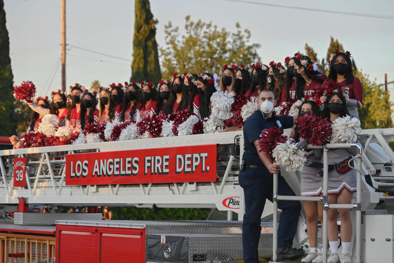 Homecoming highlights: Kicking off the game with a parade