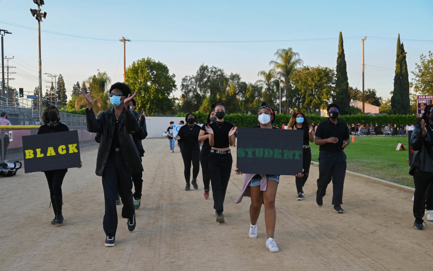 Homecoming highlights: Kicking off the game with a parade