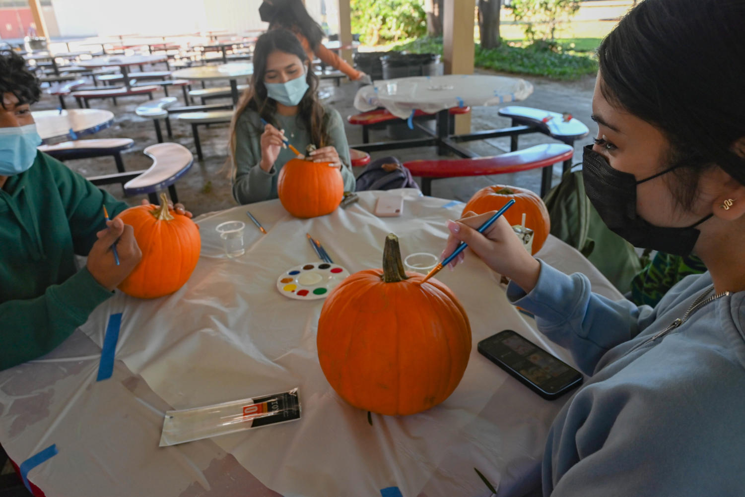 Painting the perfect pumpkins