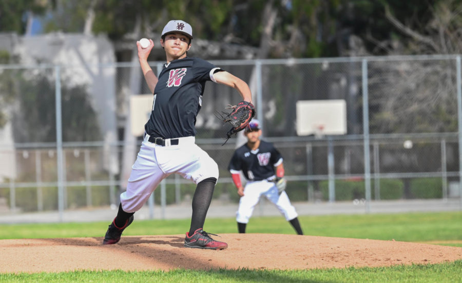 Adam Vega had a tough start to the game, giving up four runs in the first inning. The pitching settled and only gave up one run for the rest of the game. 

