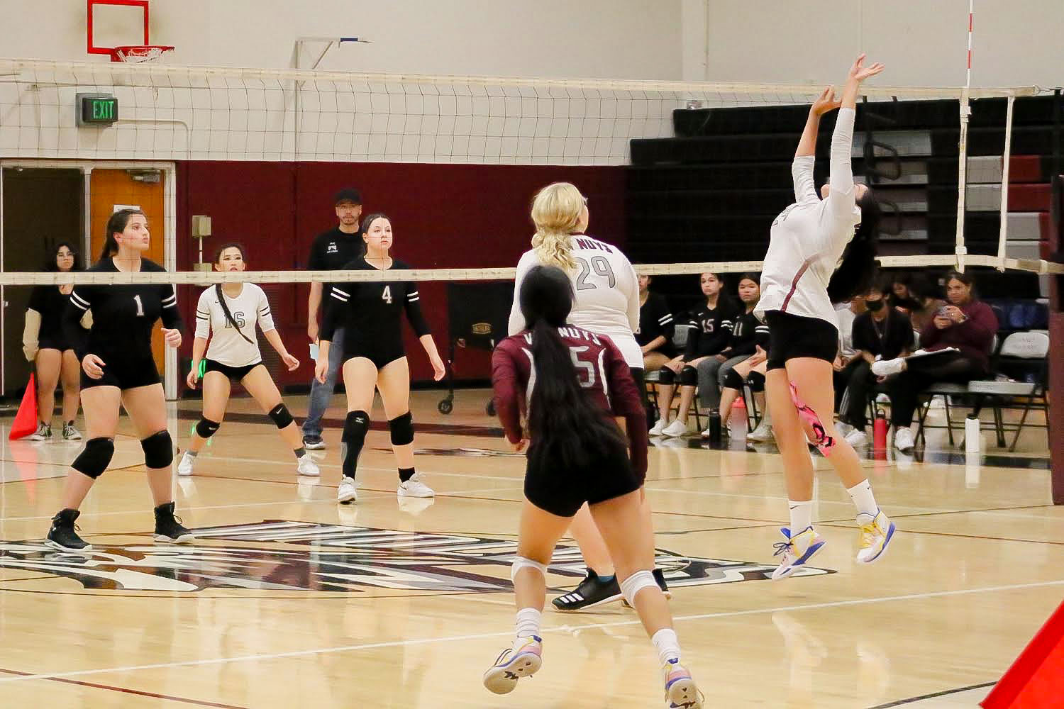 Cougars shut down the valiant girls volleyball team
