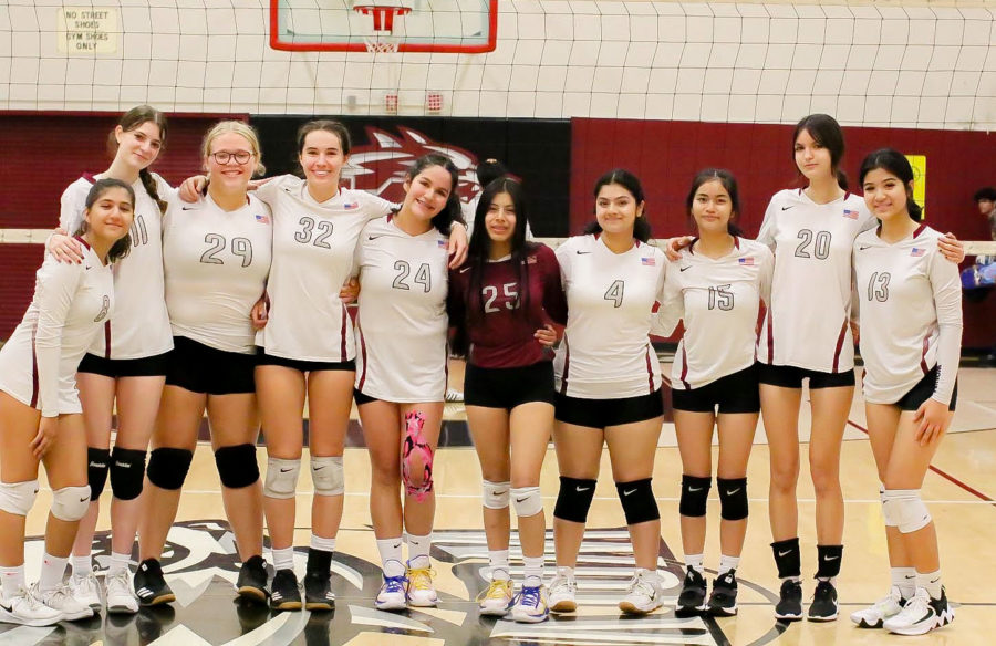 The girls supported each other throughout the game against the VAAS Vipers on Oct. 14th.