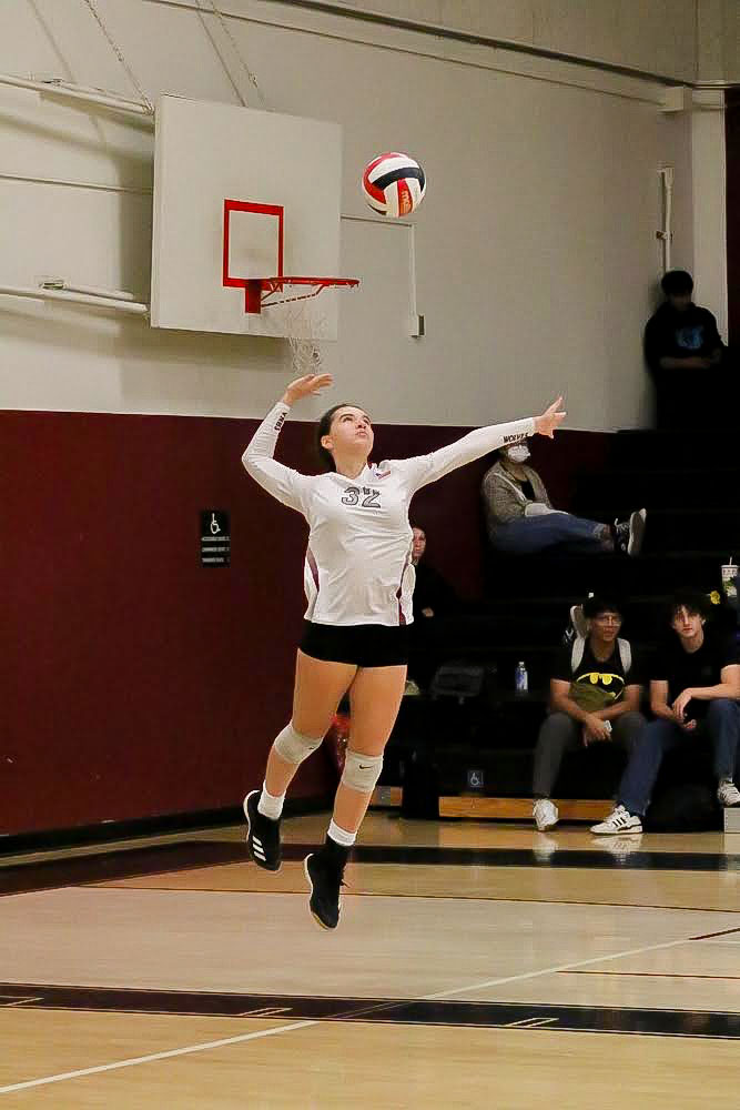 Cougars shut down the valiant girls volleyball team