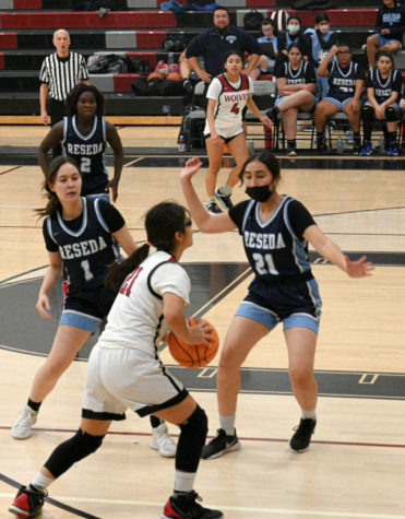 VNHS girls basketball put their best effort in finishing their game on Wednesday with Kennedy High.