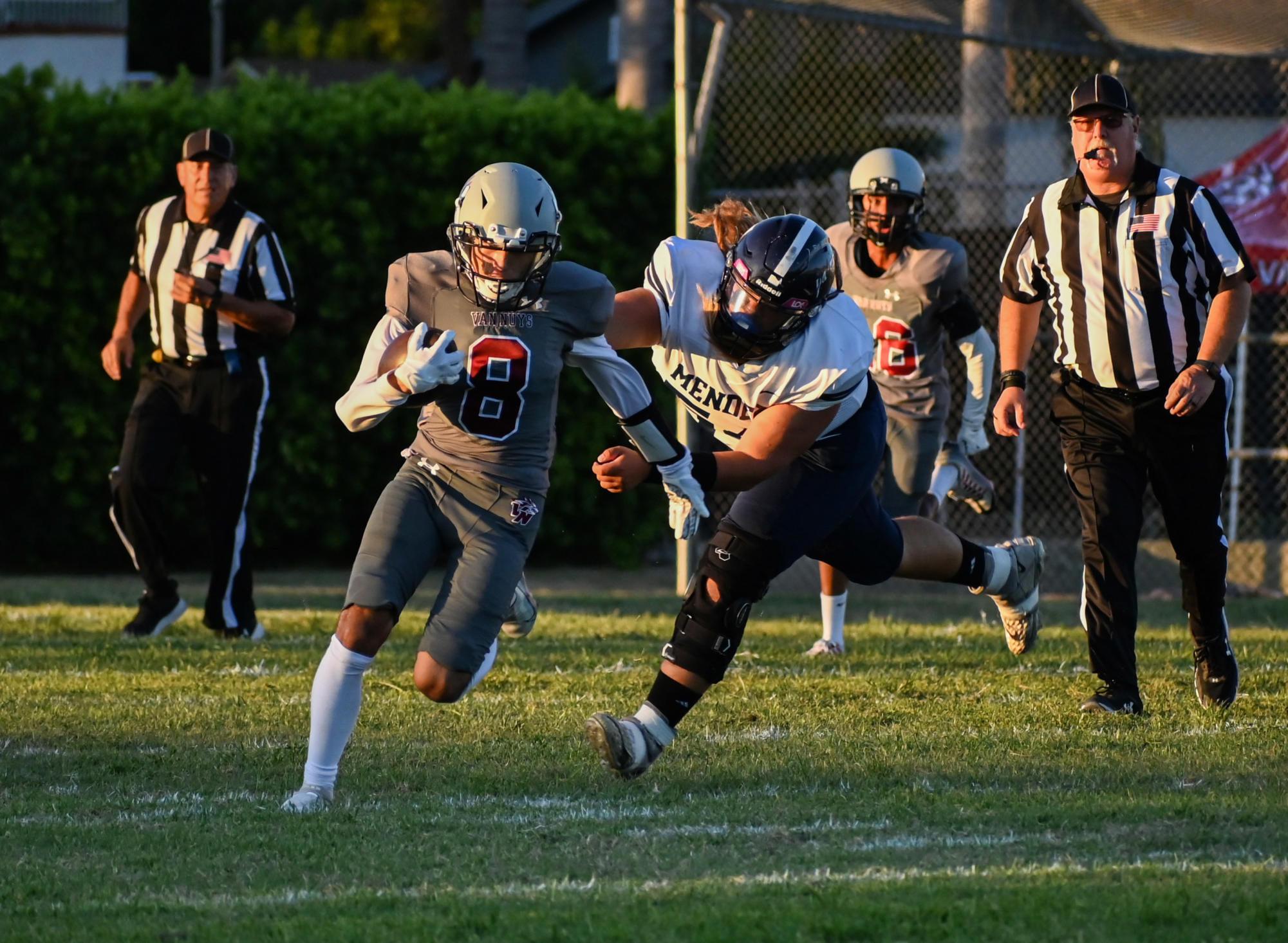 Starting off the season, the Wolves football team was tasked to play against Mendez High School on Friday, Aug. 18, and ultimately triumphed on top, winning with a score of 28-21.