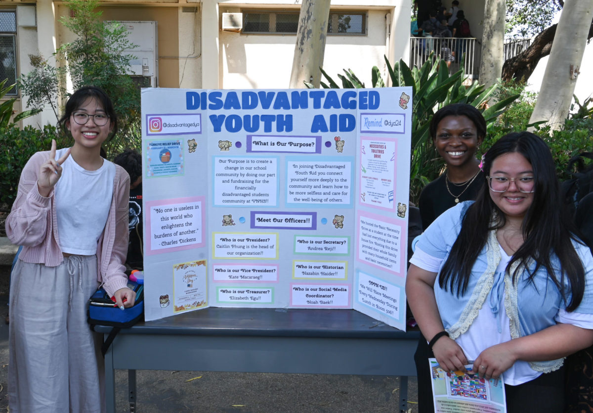 The Disadvantaged Youth Aid showed off their club at Club Rush.