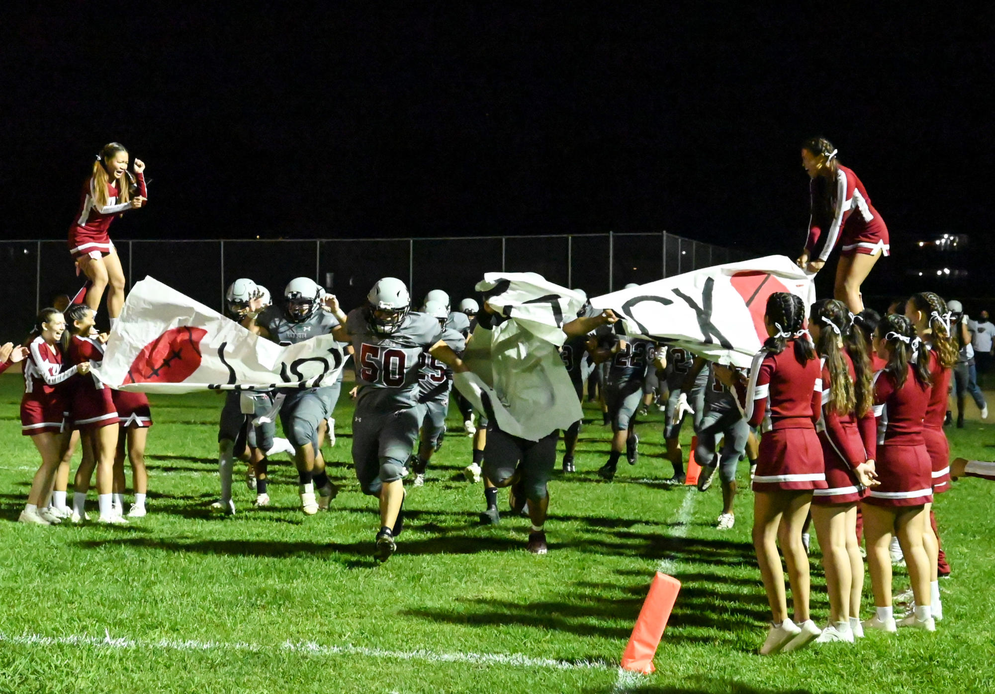 Coming off a two-game losing streak, the varsity football team sharpened their claws and tore the Suns to shreds in a blockbuster 47-0 blowout.