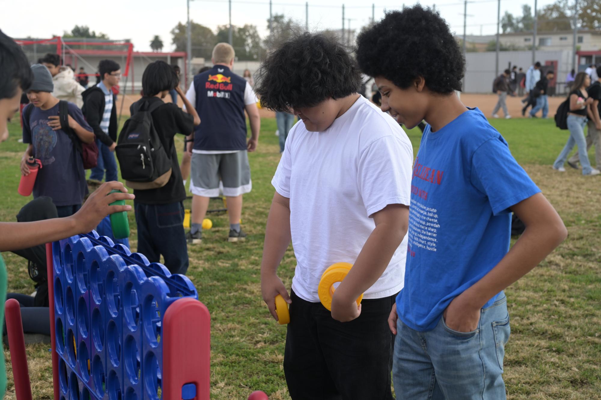 Freshmen have fun and explore our school's clubs at Freshman Funday.