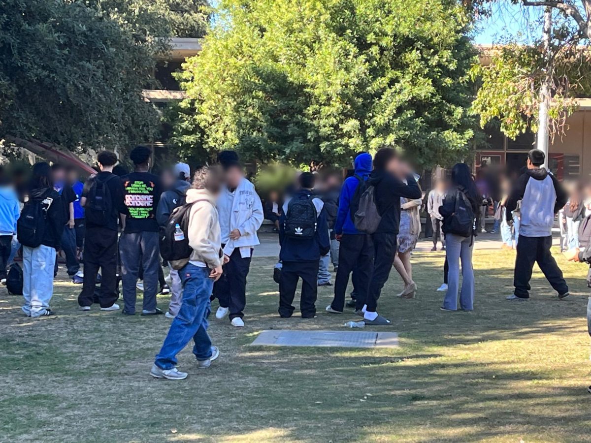 Two students were stabbed in a fight that took place on the quad about halfway through nutrition. Students faces are blurred out on behalf of the administrations requests.