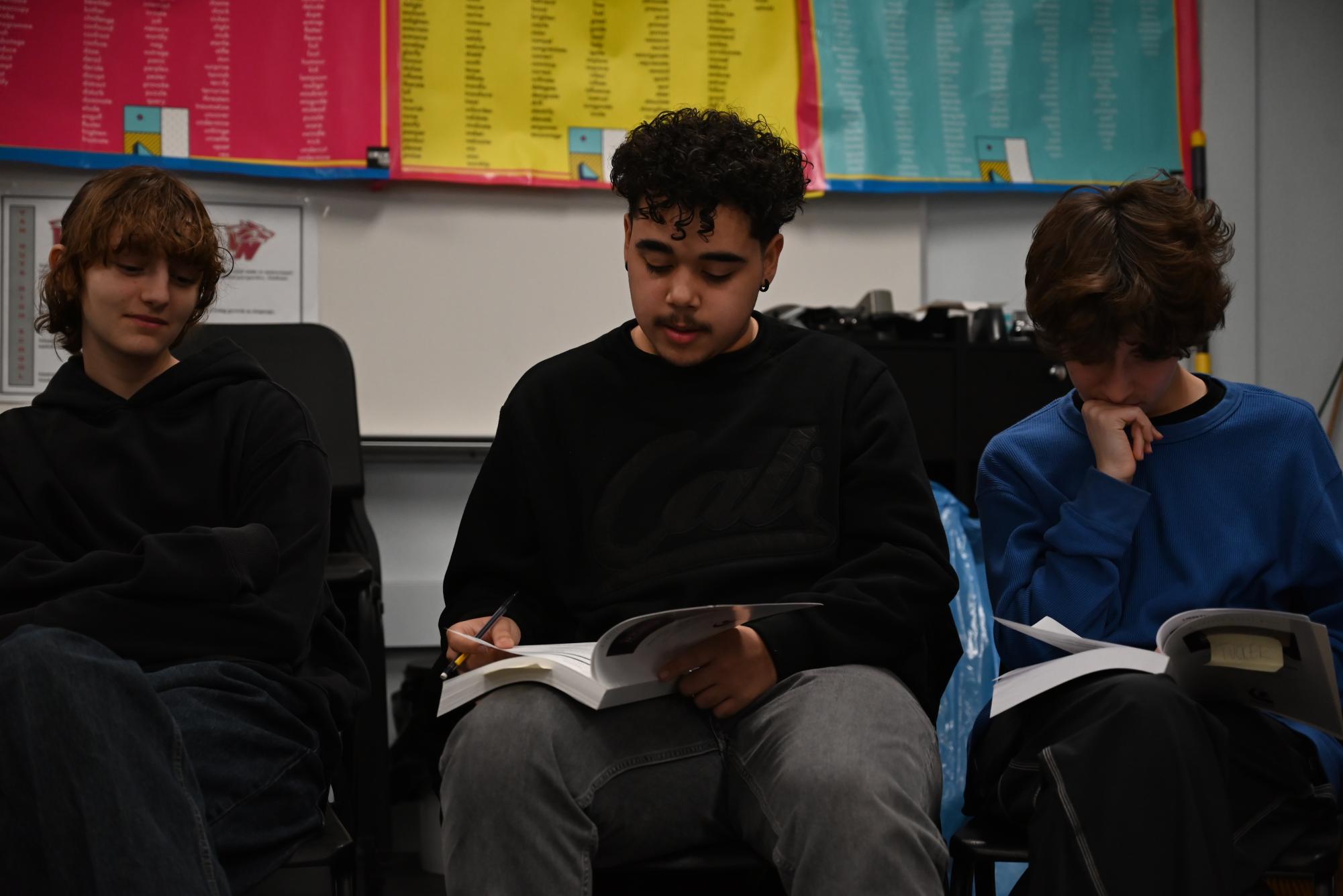From now until mid-March, the VNHS Theater Company will be rehearsing for the spring musical “Sweeney Todd.” During their first week, the cast and crew began rehearsals.

