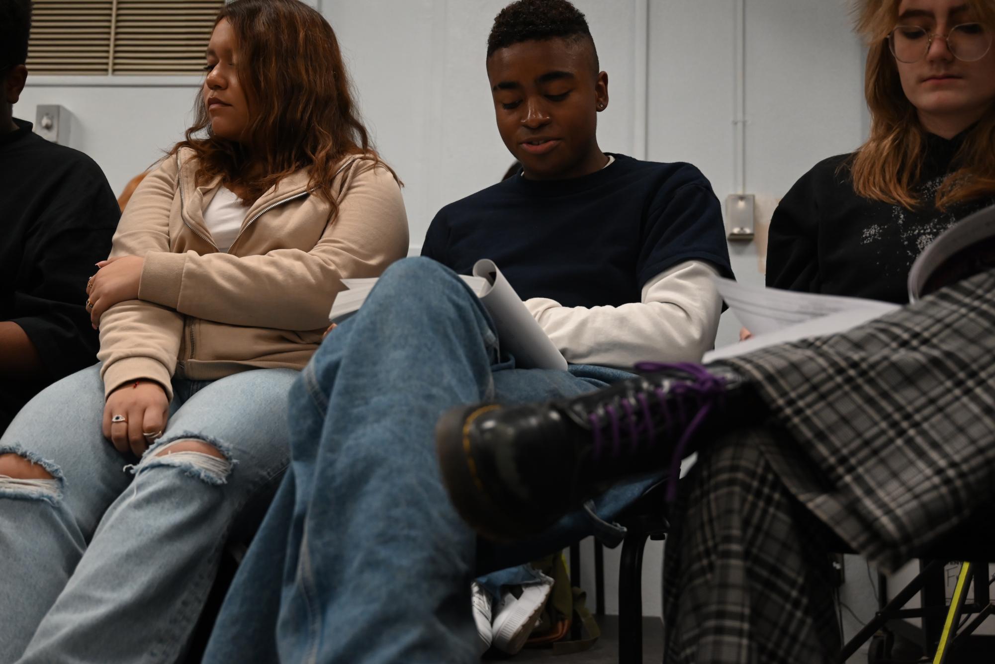 From now until mid-March, the VNHS Theater Company will be rehearsing for the spring musical “Sweeney Todd.” During their first week, the cast and crew began rehearsals.
