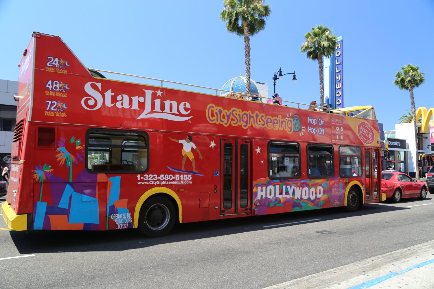 LA and Hollywood Hop-on and Hop-off Bus