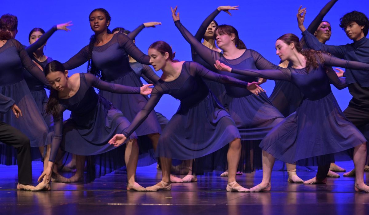Dance Company performers show off their skills at the Black History Concert.