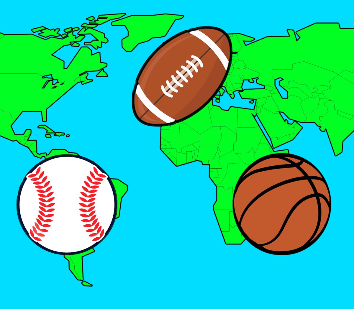 The rise in foreign sports players has lead to a tremendous boom in talent in domestic sports arena, most notably in the MLB, NFL and NBA.