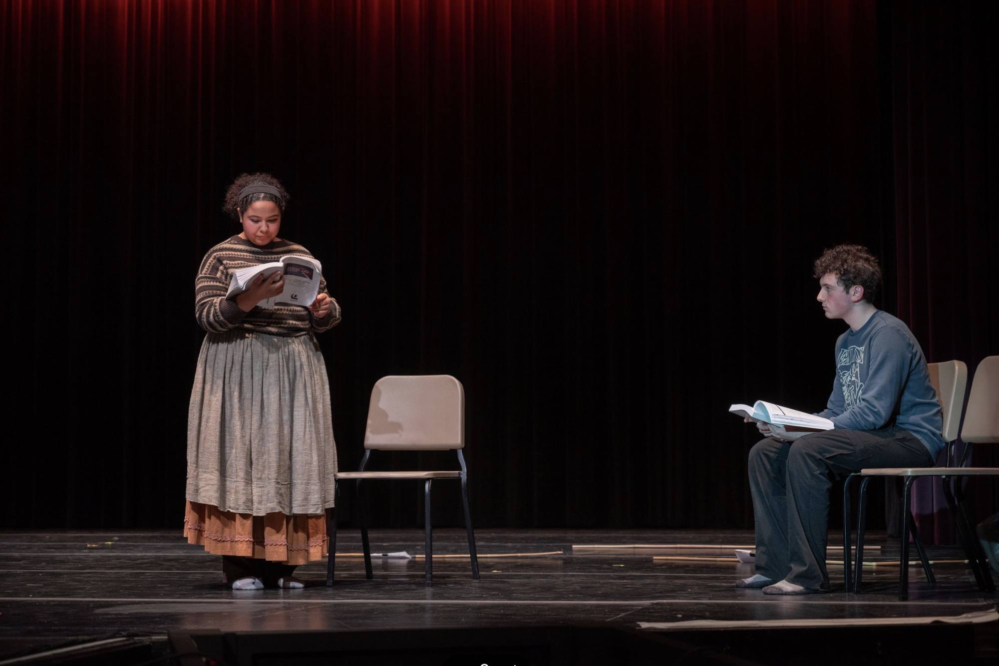 In a week filled with run-throughs and staging, the cast of "Sweeney Todd" is rapidly heading towards showtime, with only five weeks left to go.
