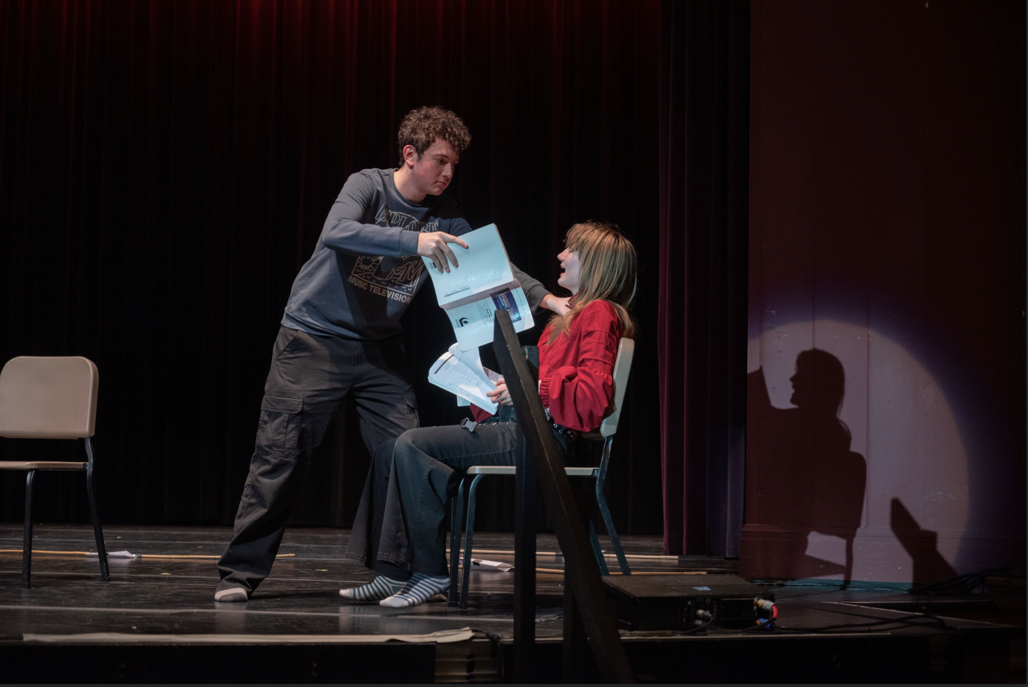 In a week filled with run-throughs and staging, the cast of "Sweeney Todd" is rapidly heading towards showtime, with only five weeks left to go.