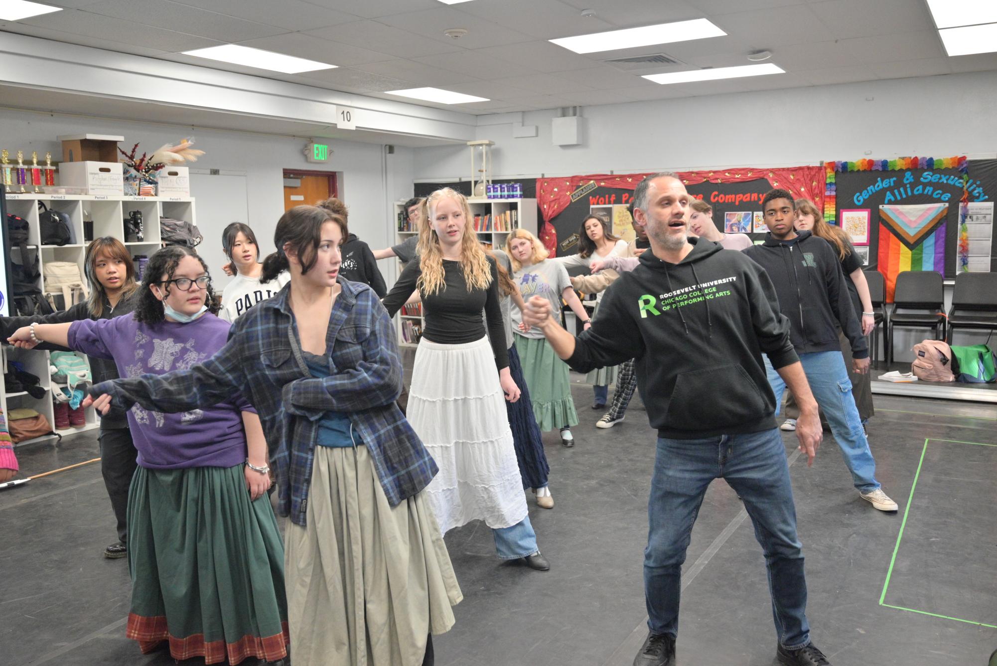 This week, the cast and crew of “Sweeney Todd" continued to put the finishing touches on the whole show, doing costume fittings, full run-throughs and integration of props.