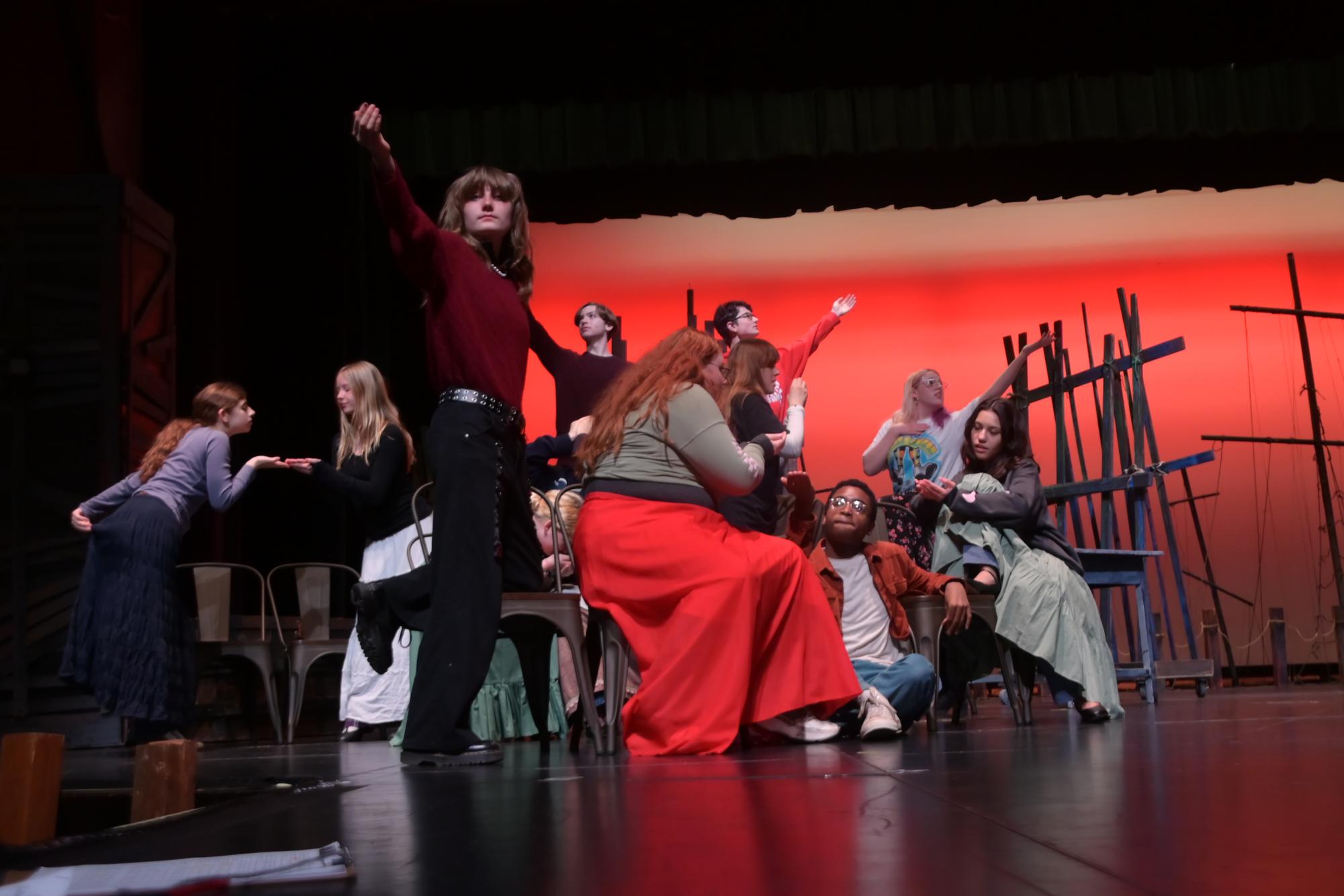 In this past week of "Sweeney Todd" rehearsals, the cast and crew worked hard to build up their muscle memory and create the perfect production for opening night.