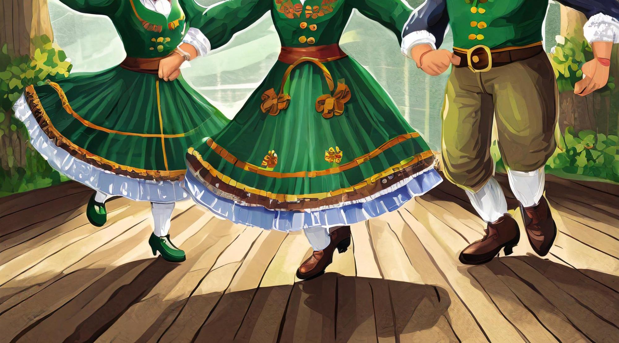 While known for being difficult, an Irish Jig serves as quite the workout, bound to get your calves burning.