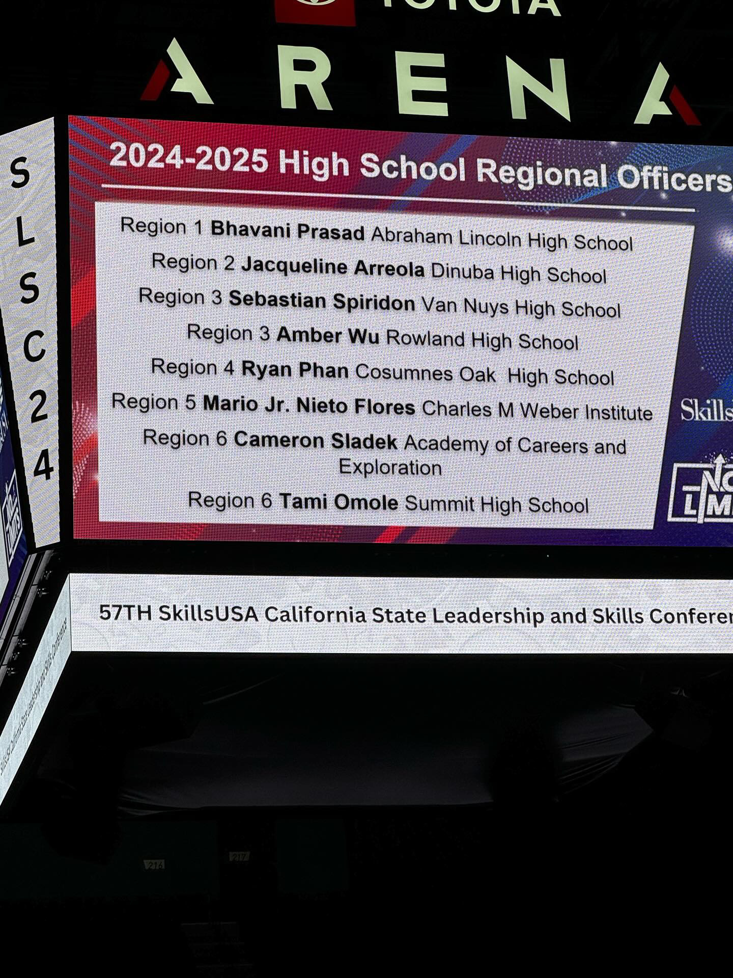 Every April, California hosts the SkillsUSA championship alongside the State Leadership & Skills Conference (SLSC). Beginning at a local chapter level, competitors progress through district and regional competitions. 