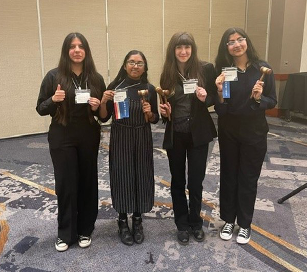 JSA, or Junior State of America, is a non-partisan youth organization focused on Speech and Debate and Civic Leadership. Students battled it out to not only convince the audience of their argument, but also to win the coveted “Best Speaker” gavels, awarded to the audience’s favorite speaker of each debate.