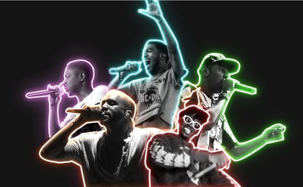 Artists like Kid Cudi, Kanye West, Kendrick Lamar, Playboi Carti, and Tyler, The Creator have kept the hip-hop scene alive