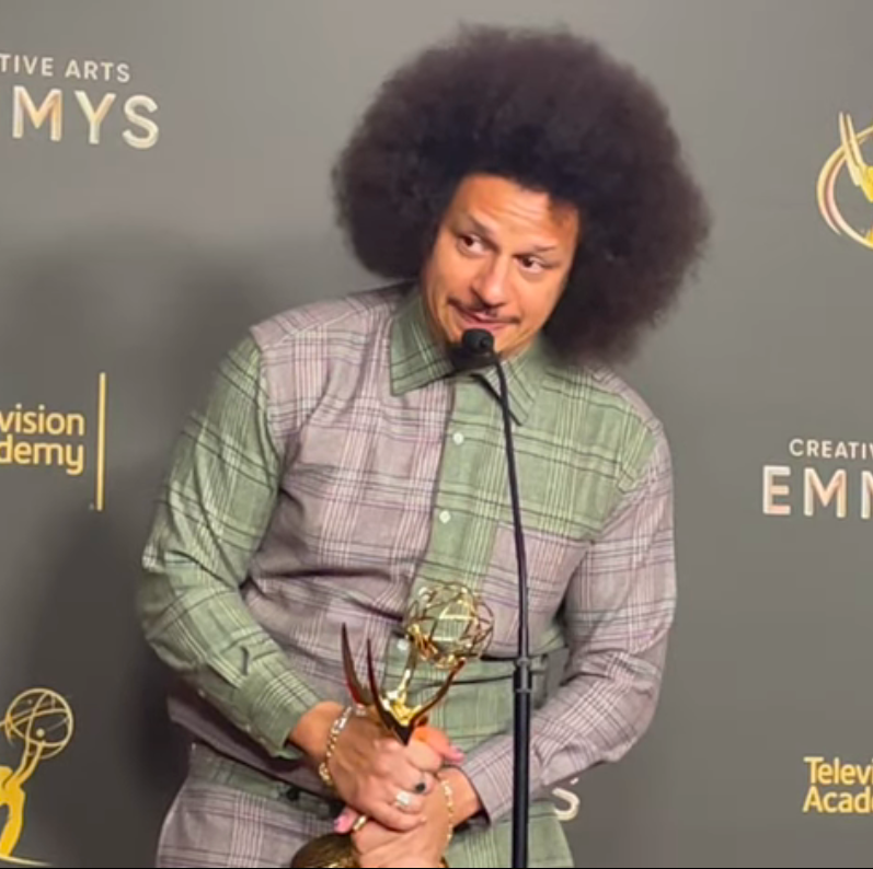 Eric Andre, winner of the "Outstanding Performer in a Short Form Comedy" 2024 Emmy award.