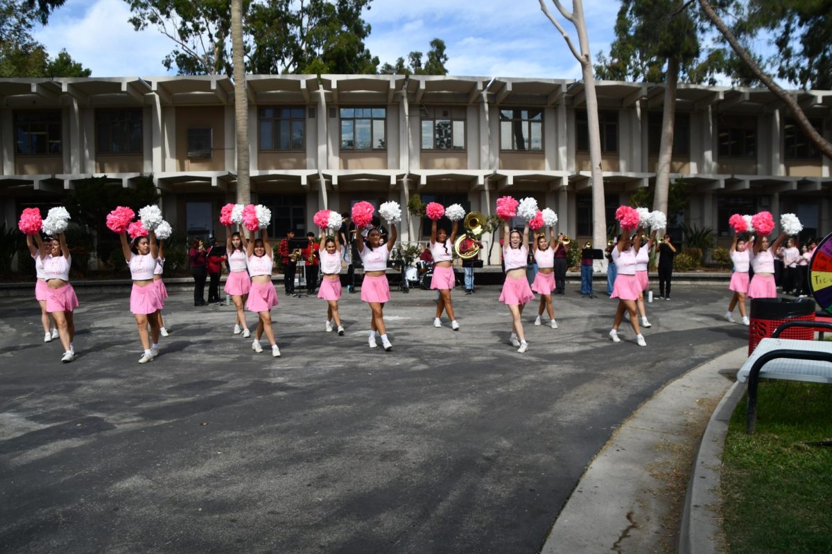  On Oct. 13th, the wolves celebrated the upcoming football game with a pep rally featuring performances from the band, cheer team and dance company. 