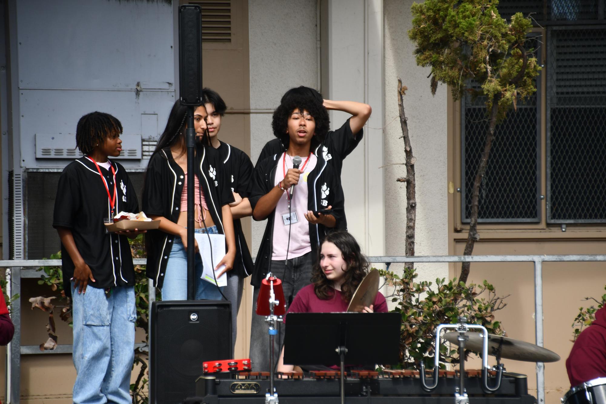  On Oct. 13th, the wolves celebrated the upcoming football game with a pep rally featuring performances from the band, cheer team and dance company. 