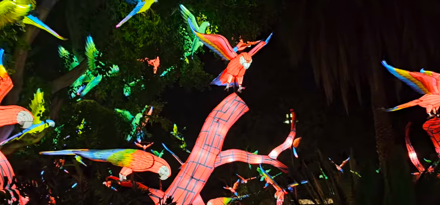 The LA Zoo Lights annual event is a must-see with beautiful animal-shaped lanterns and themed light displays.