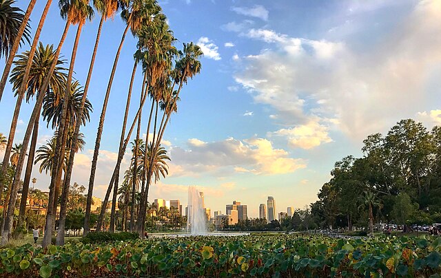 If you are looking for more intimate or calming plans, a boat ride in Echo Park is sure to provide some scenic fun.