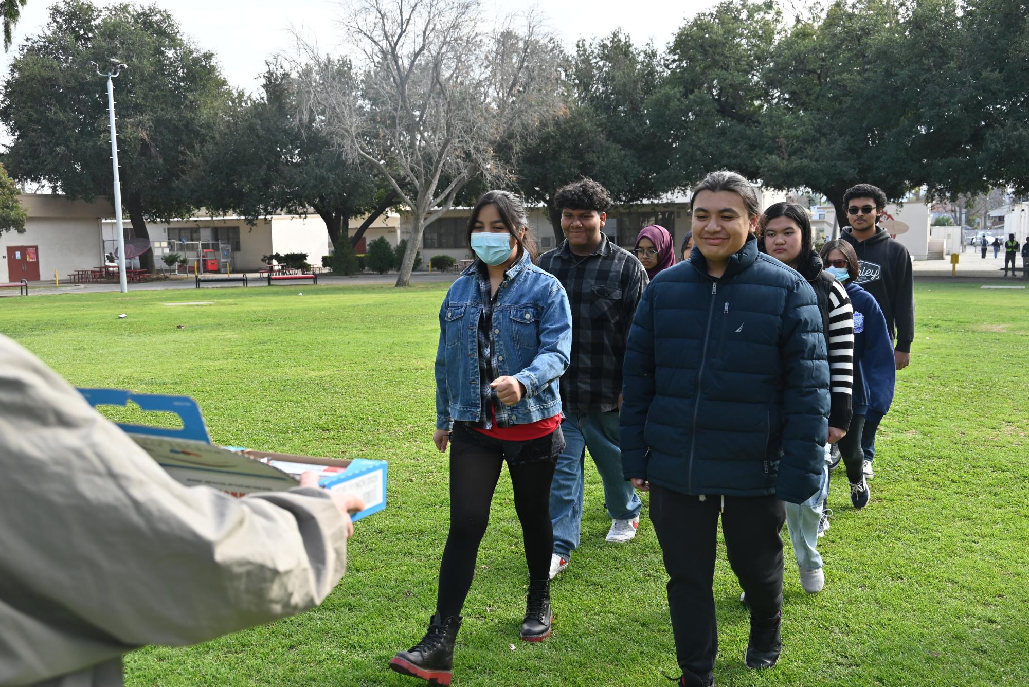 Students are selling "World's Finest Chocolate" to raise funds for school activities. The initiative encourages business skills and community involvement.
