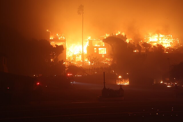 A view of the destruction caused by the Palisades fire.