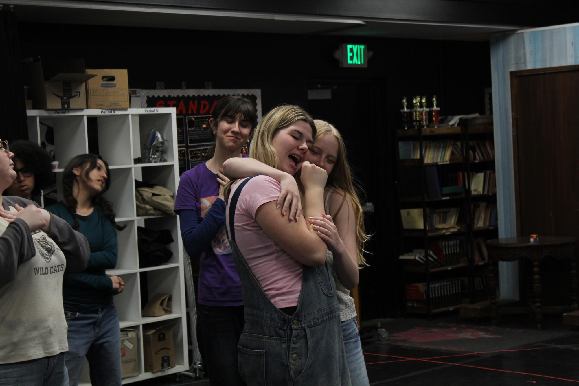 The "Mamma Mia!" cast at Van Nuys High School rehearses dance and scenes, led by dedicated directors and students, as excitement builds for the upcoming tech week.