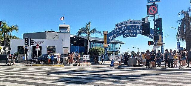 Immerse yourself in a key part of California's coastal culture by walking down the Santa Monica Pier. 