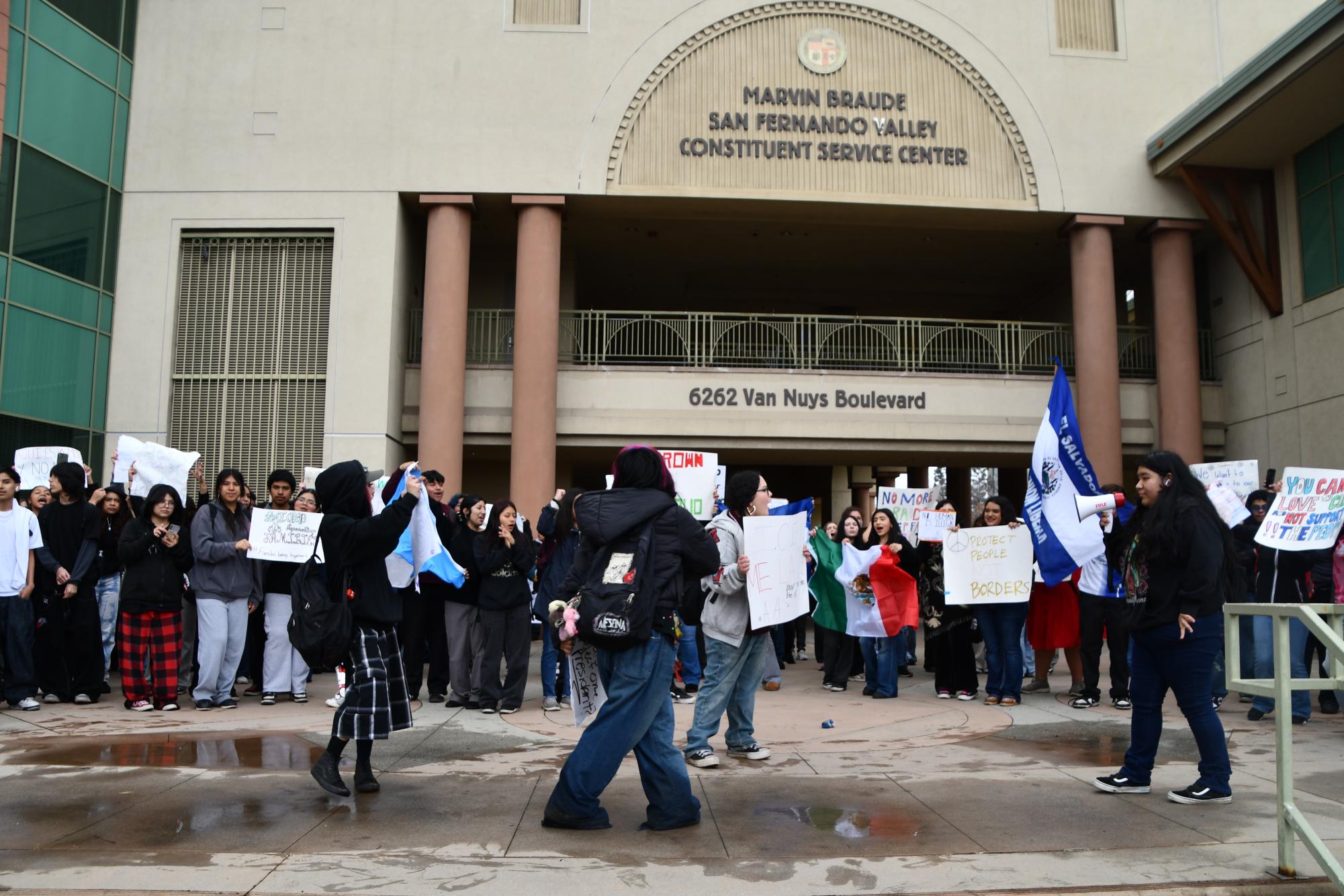 Students across Los Angeles walked out of class, uniting against deportation policies. Supported by teachers, their protest aims to amplify voices of those unable to speak.