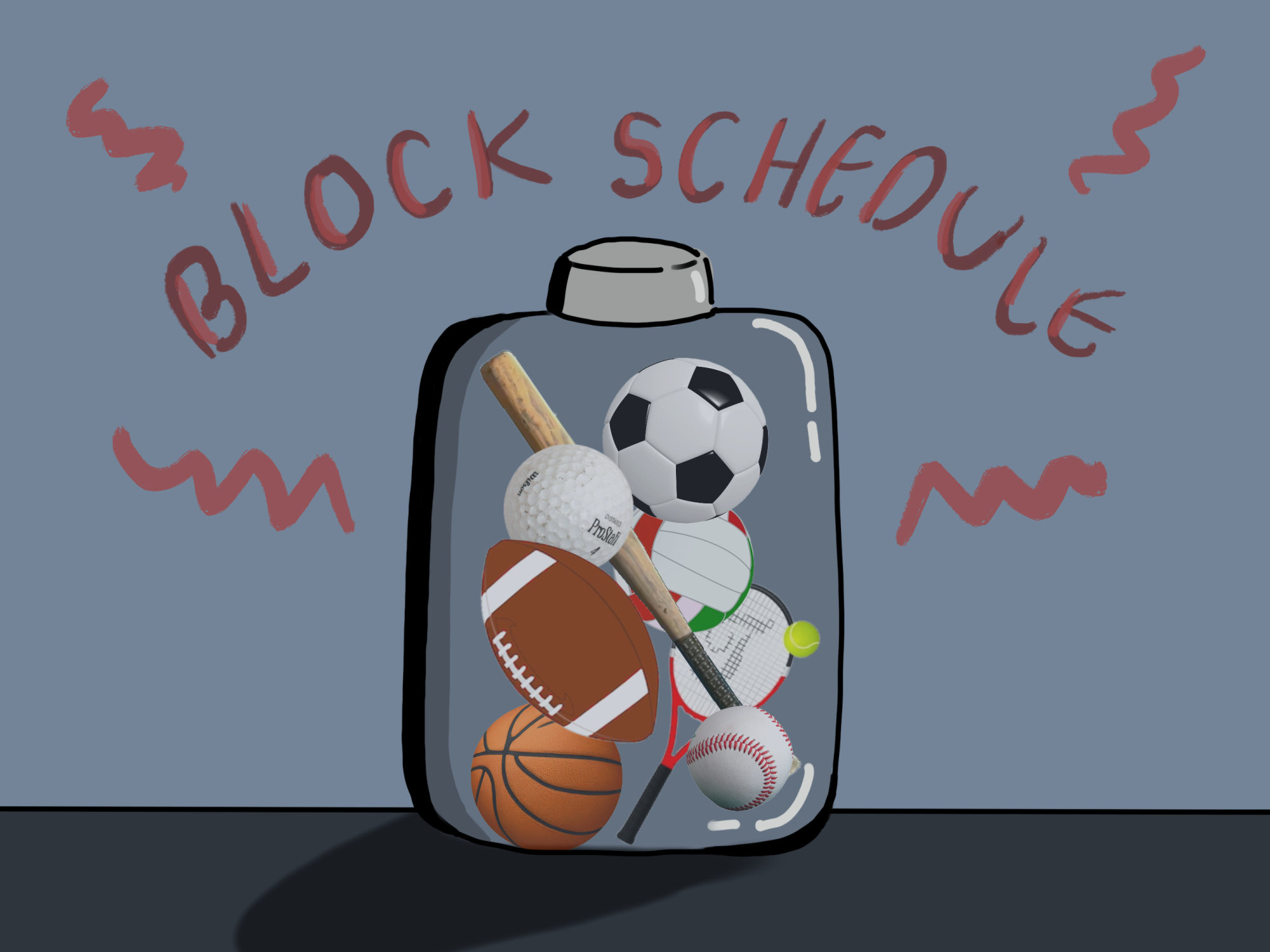 The purpose of block scheduling is defeated if student athletes continue to be limited to six classes. 