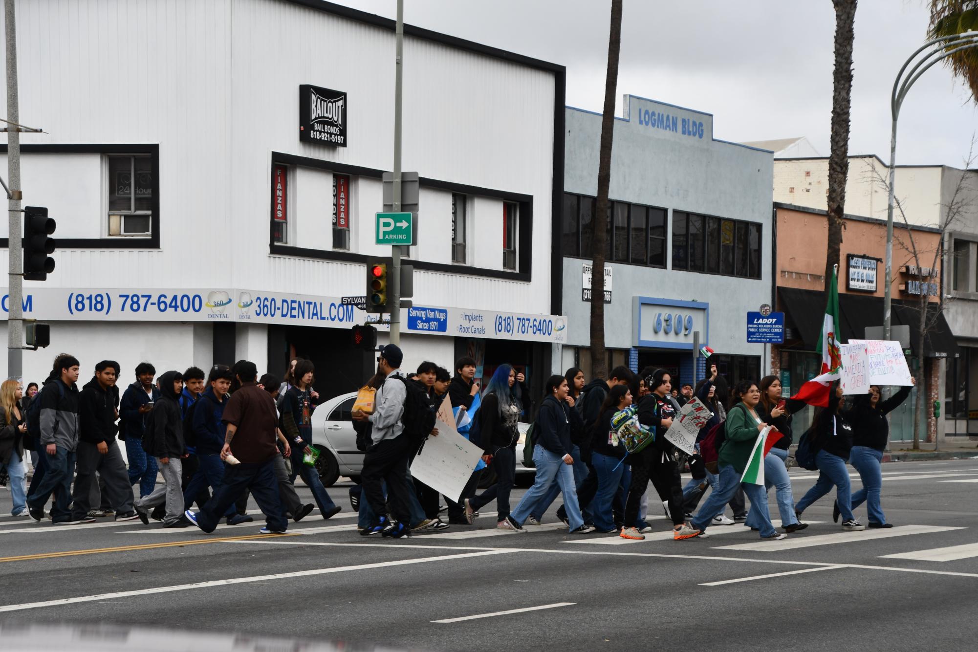 Students across Los Angeles walked out of class, uniting against deportation policies. Supported by teachers, their protest aims to amplify voices of those unable to speak.