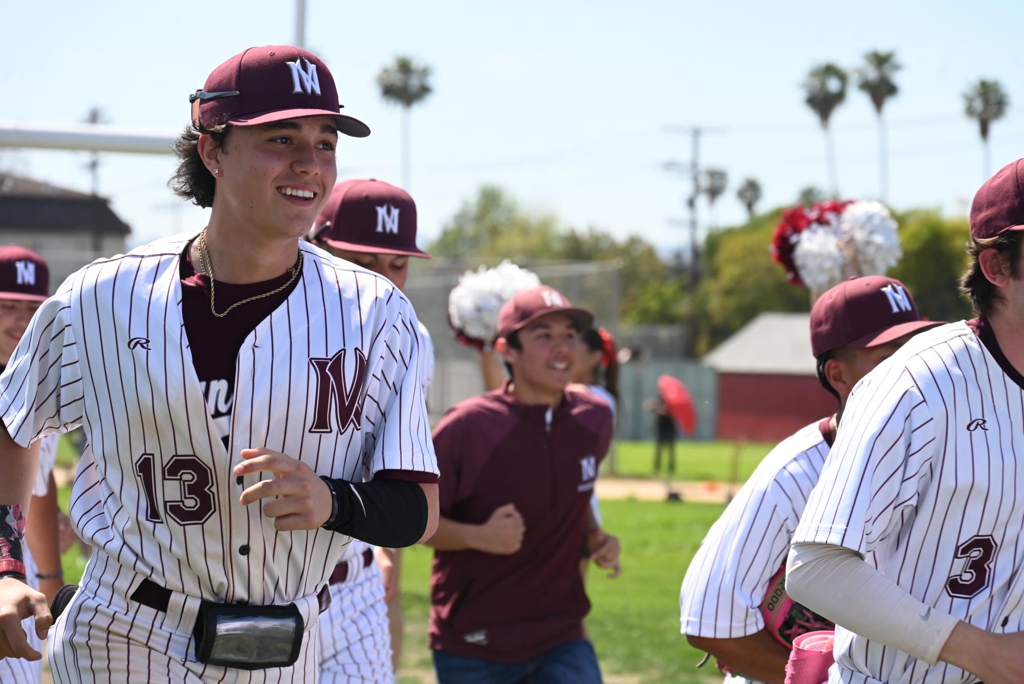 Athletic teams joined dance and cheer performers for an hour-long celebration featuring student competitions and team introductions, culminating in senior class spirit honors.