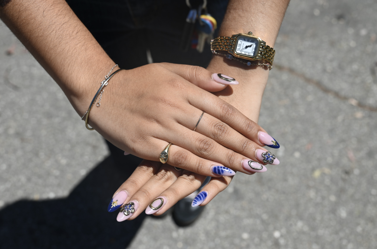 At this year's prom, the wolves displayed their creativity through vibrant and artistic nail designs, showcasing a variety of colors and styles that captivated attendees.