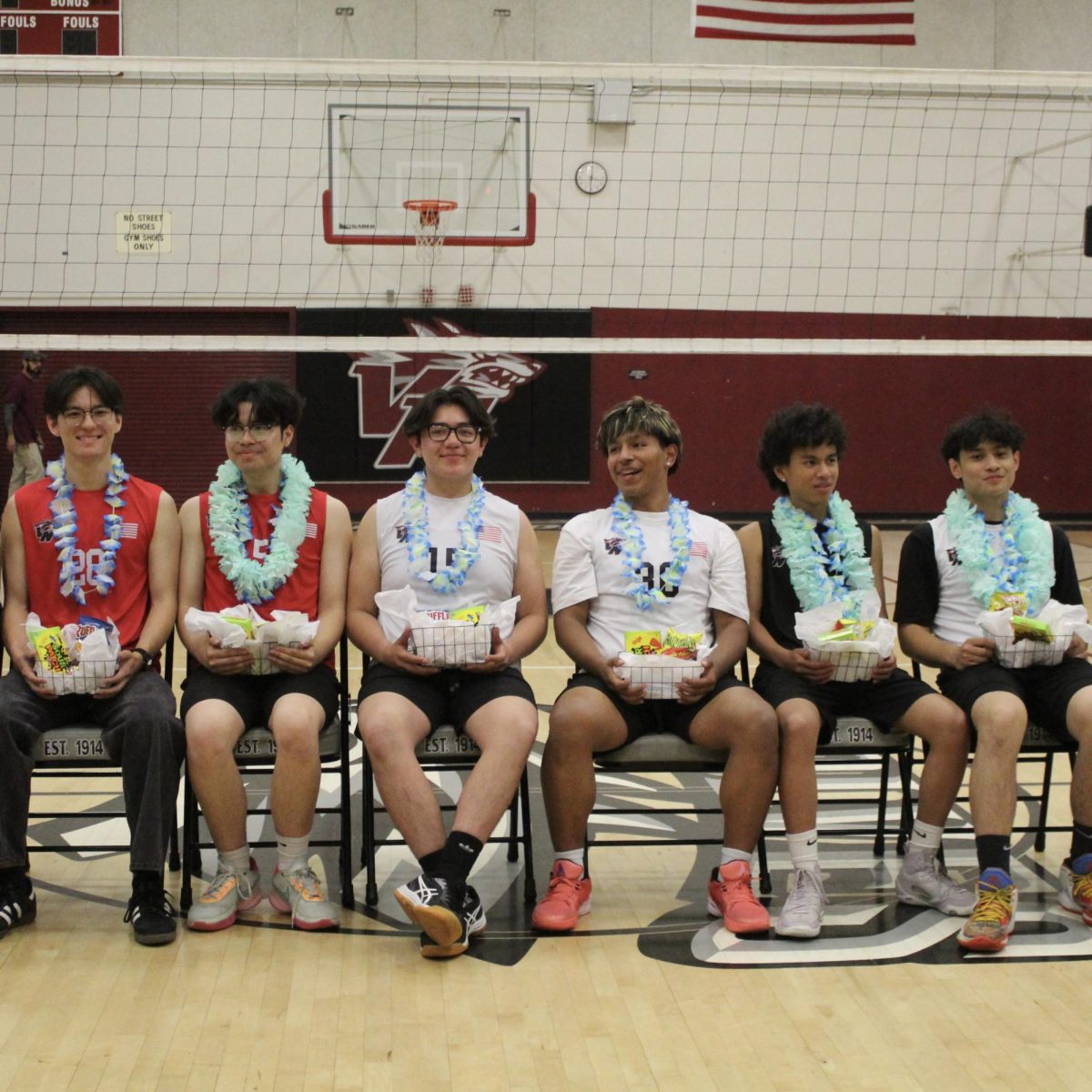 A night to remember, Van Nuys celebrates its senior volleyball players with deserved recognition, gifts, and gratitude.